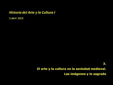 Historia del Arte y la Cultura I