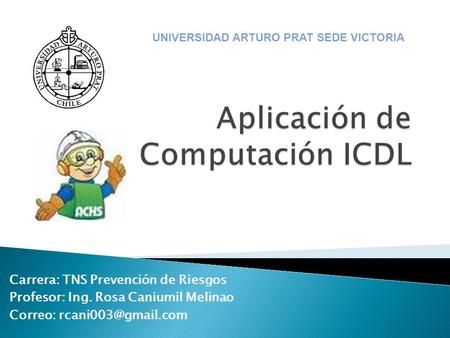 Aplicación de Computación ICDL