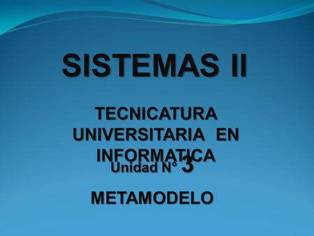 TECNICATURA UNIVERSITARIA EN INFORMATICA