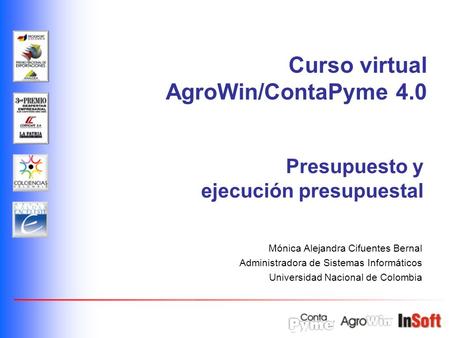 Curso virtual AgroWin/ContaPyme 4.0 Presupuesto y