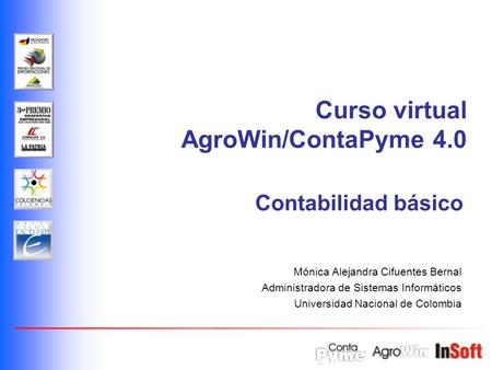 Curso virtual AgroWin/ContaPyme 4.0 Contabilidad básico