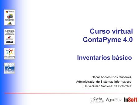 Curso virtual ContaPyme 4.0 Inventarios básico