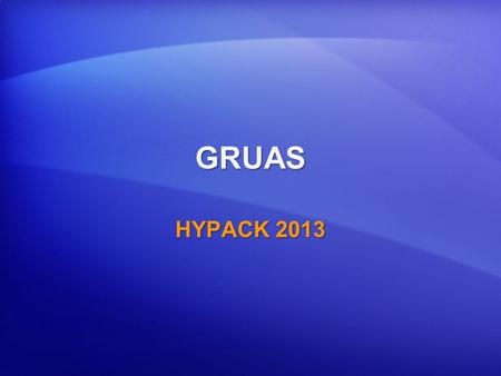 GRUAS HYPACK 2013.