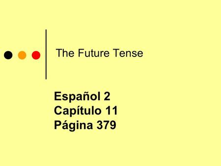 The Future Tense Español 2 Capítulo 11 Página 379.