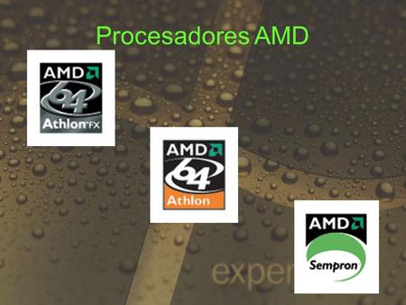 Procesadores AMD.