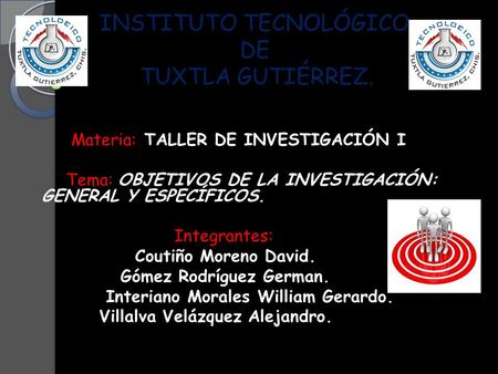 INSTITUTO TECNOLÓGICO DE TUXTLA GUTIÉRREZ.