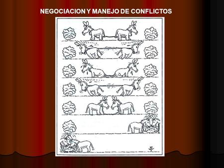 NEGOCIACION Y MANEJO DE CONFLICTOS