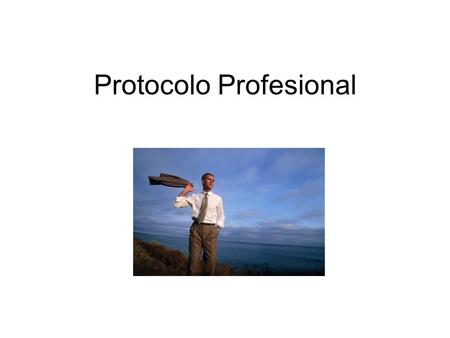 Protocolo Profesional