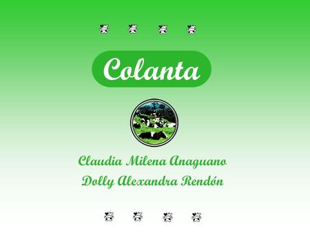 Claudia Milena Anaguano Dolly Alexandra Rendón