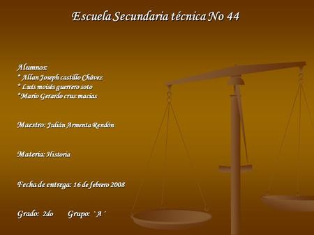 Escuela Secundaria técnica No 44
