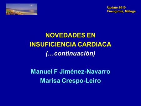 INSUFICIENCIA CARDIACA Manuel F Jiménez-Navarro