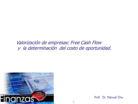 Valorización de empresas: Free Cash Flow