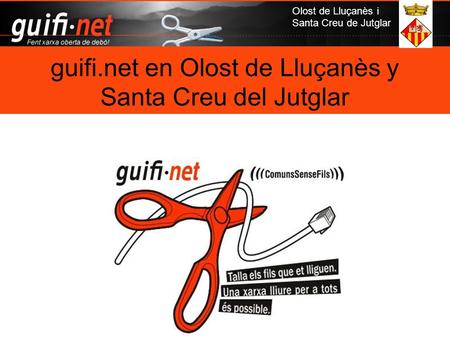 guifi.net en Olost de Lluçanès y Santa Creu del Jutglar