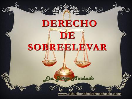 DERECHO DE SOBREELEVAR