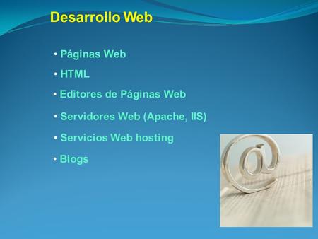 Desarrollo Web Páginas Web HTML Editores de Páginas Web