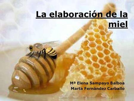 La elaboración de la miel