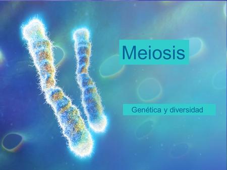 Meiosis Genética y diversidad.