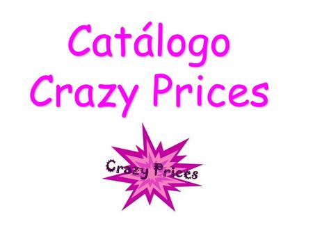 Catálogo Crazy Prices.