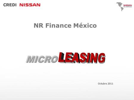 NR Finance México Octubre 2011.