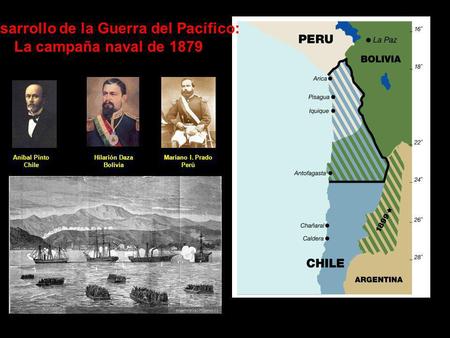 Desarrollo de la Guerra del Pacífico: