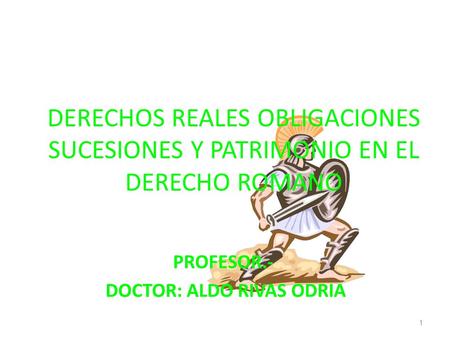 PROFESOR.- DOCTOR: ALDO RIVAS ODRIA