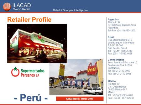 - Perú - Retailer Profile Argentina