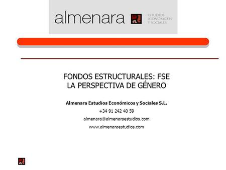 Almenara Estudios Económicos y Sociales S.L.