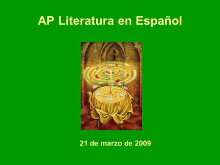 AP Literatura en Español