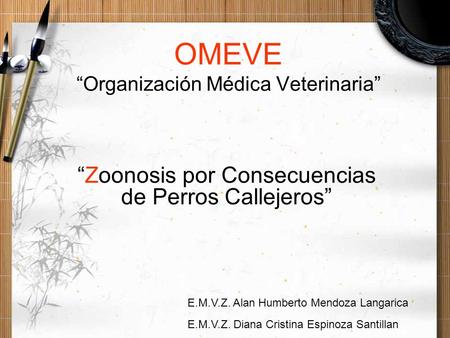 OMEVE “Organización Médica Veterinaria”