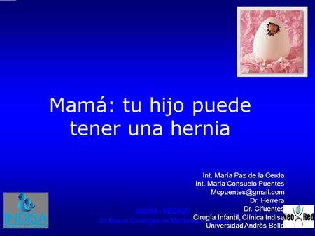 Mamá: tu hijo puede tener una hernia