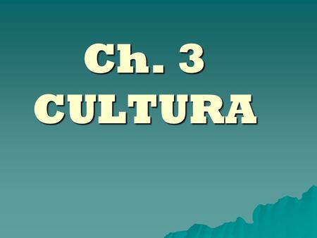 Ch. 3 CULTURA. La Familia In Spanish-speaking countries, grandparents frequently live with their sons, daughters, and grandchildren. In Spanish-speaking.