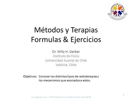 Métodos y Terapias Formulas & Ejercicios