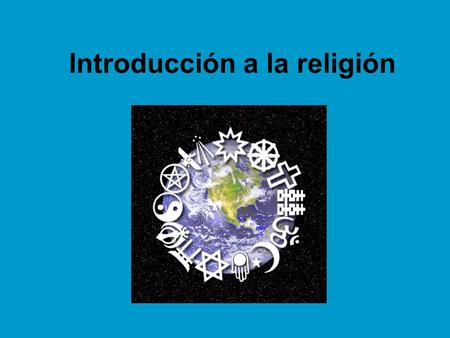 Introducción a la religión