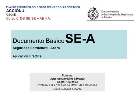 Documento Básico SE-A ACCIÓN 4 Curso 6. DB SE SE + AE y A.