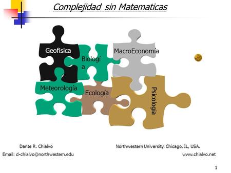 Complejidad sin Matematicas