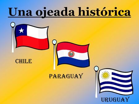 Una ojeada histórica CHILE Paraguay uruguay.