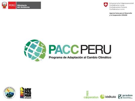 “Economía del Cambio Climático en Cusco y Apurímac”