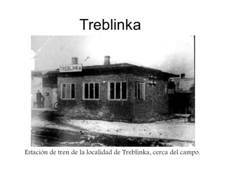 Estación de tren de la localidad de Treblinka, cerca del campo.