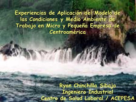 Ryan Chinchilla Sibaja Centro de Salud Laboral / ACEPESA
