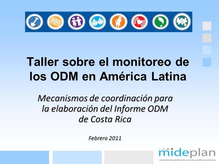 Taller sobre el monitoreo de los ODM en América Latina