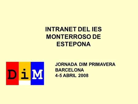 INTRANET DEL IES MONTERROSO DE ESTEPONA