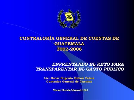 CONTRALORÍA GENERAL DE CUENTAS DE GUATEMALA
