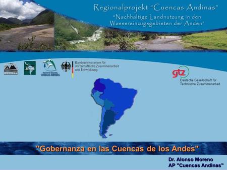 Gobernanza en las Cuencas de los Andes