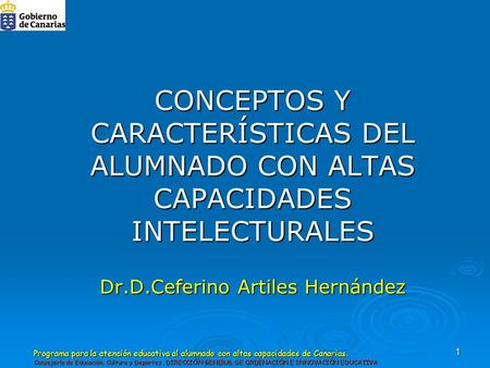 Dr.D.Ceferino Artiles Hernández