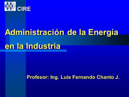 Administración de la Energía en la Industria