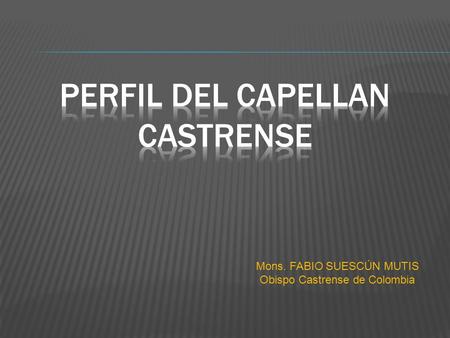 PERFIL DEL CAPELLAN CASTRENSE