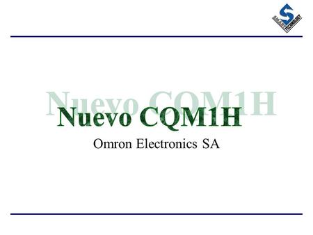Nuevo CQM1H Omron Electronics SA.