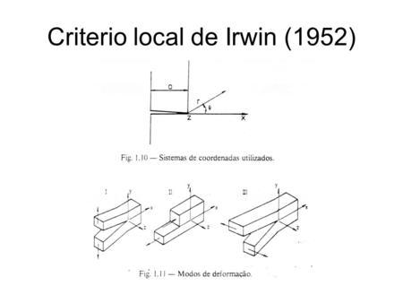 Criterio local de Irwin (1952)