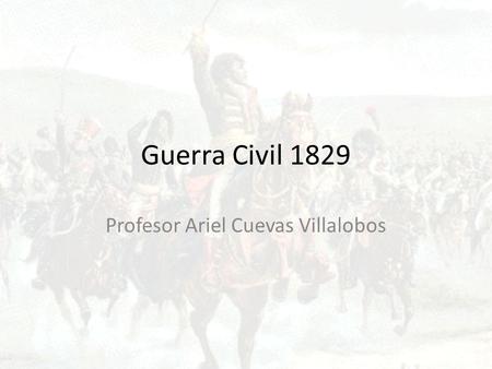 Profesor Ariel Cuevas Villalobos