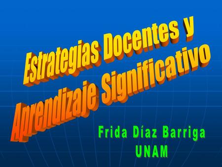 Frida Díaz Barriga UNAM Estrategias Docentes y